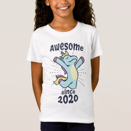 T-Shirt Awesome depuis 2020 - Anniversaire de enfant Unico (Devant)