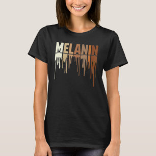 T-shirt Awesome Drippin Melanin Femmes Fierté Histoire Noi
