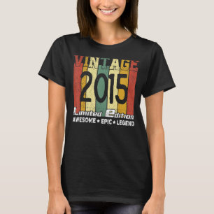 T-shirt Awesome Epic Legend 2015 7 e anniversaire