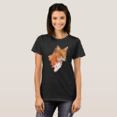 T-shirt Awesome Fox   Tree Fox Wildlife  Women Men (Devant entier)
