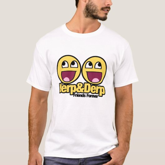 T-shirt Awesome Herp et Derp (Devant)