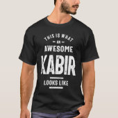T-shirt Awesome Kabir Funny Novelty Cadeaux Nom (Devant)