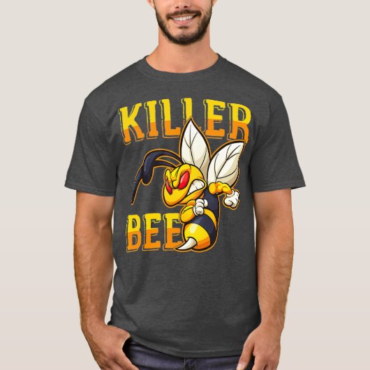 T-shirt Awesome Killer Bee Hornet Yellowjacket Honeybee (Devant)