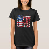 T-shirt Awesome Like My Daughter Usa Father s Day Dad 4th (Devant)