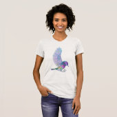 T-shirt Awesome mignon oiseau coloré (Devant entier)