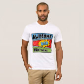 T-shirt Awesome Papa (Devant entier)