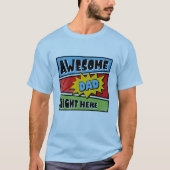 T-shirt Awesome Papa (Devant)