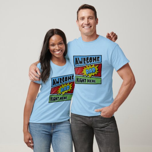 T-shirt Awesome Papa (Unisexe)