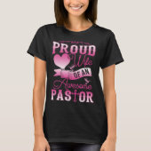T-shirt Awesome Pastor Proud Wife Women Appreciation (Devant)