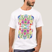 T-shirt ❗ 🤩 Awesome polonais Folk Wycinanki Pologne T-shi (Devant)
