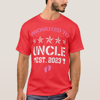 T-shirt Awesome promu à oncle 2023 C'est une fille Pregnan