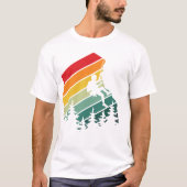 T-shirt Awesome Rock Escalade Aventure Retro Mountain (Devant)