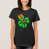 T-shirt Awesome Saint Patrick S Day Pompier Shamrock H (Devant)