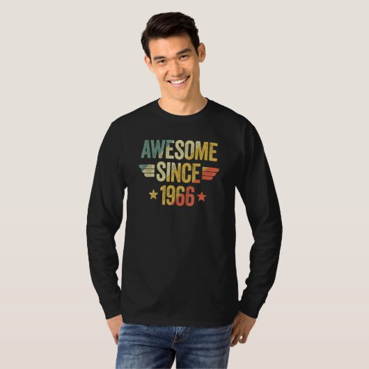 T-shirt Awesome Since 1966 (Devant entier)