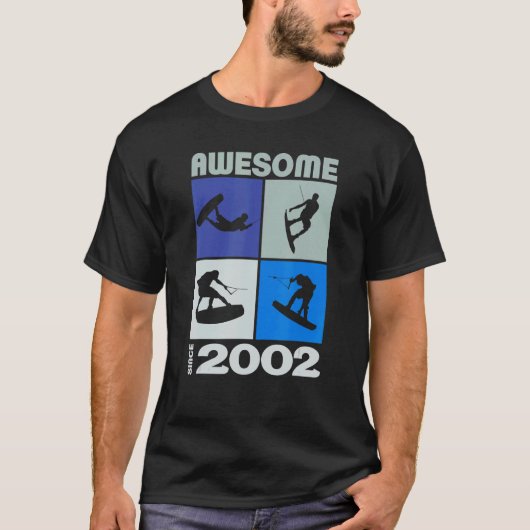 T-shirt Awesome since 2002 (Devant)