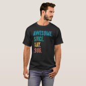 T-shirt Awesome Since May (Devant entier)