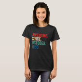 T-shirt Awesome Since October 1950 (Devant entier)