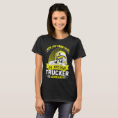 T-shirt Awesome Trucker  Truck Driver (Devant entier)