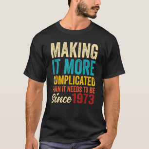 T-shirt Awesome Vintage Anniversaire Né en 1973 pour Homme