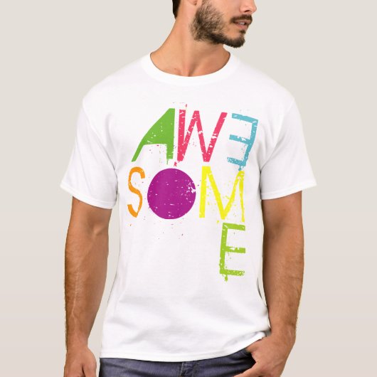 T-shirt awesomecolor (Devant)