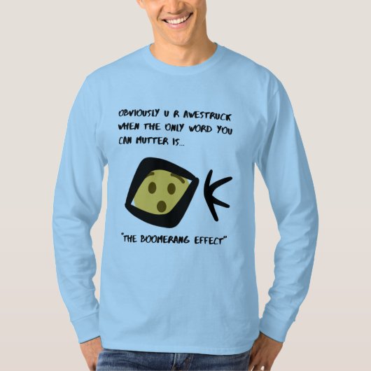 T-shirt Awestruck - Basic - Long Manches Boomerangé (Devant)