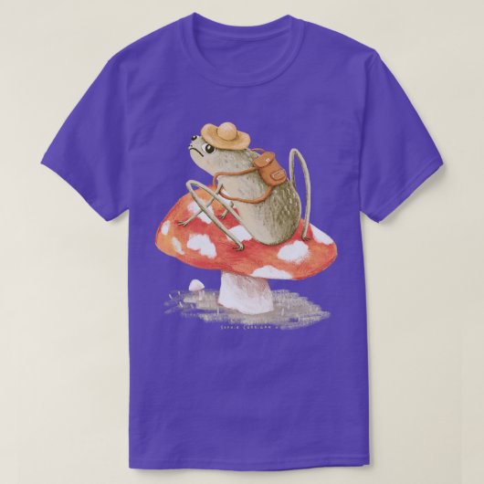 T-shirt Awkward Toad Ready for Adventure (Design devant)