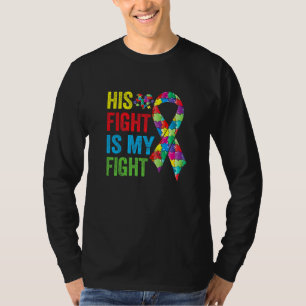 T-shirt Awome Son Combat Est Mon Combat Sensibilisation su