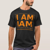 T-shirt AWS I AM IAM Identity Et Access Manager Administra (Devant)