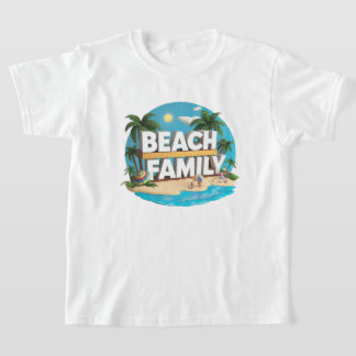 T-shirt Awsome Colorée Plage Famille Enfants