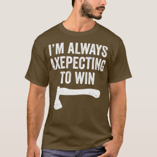 T-shirt Ax Jetant Funny Ax Jeu de tondeuse Axepecting Win