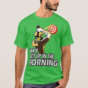 T-shirt Ax Jetant Pour Hommes Hatchet Darts Bois