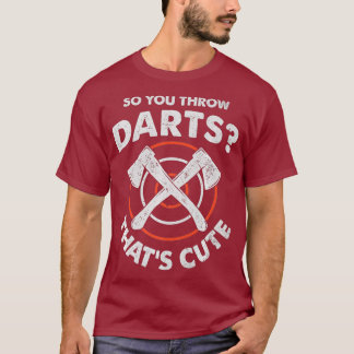T-shirt Ax Jetant Pour Que Vous Jetez Des Fosses Qui Sont