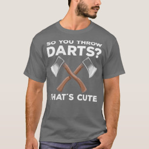 T-shirt Ax Jeter Drôle Drôle Dit Ax Thrower Idée Cadeau