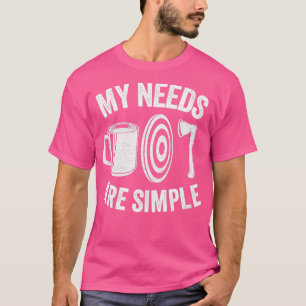 T-shirt Ax Jeter Du Café Cadeau Drôle Mes Besoins Sont Sim