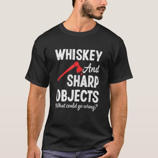 T-shirt Ax Jeter Vin Sharp Objets Hatchet Lumberjack (Devant)