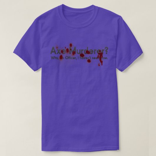 T-shirt Ax Meurtre (Design devant)
