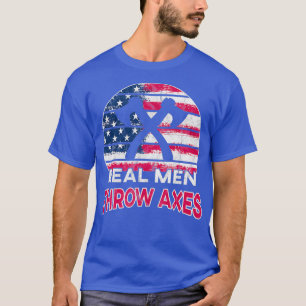 T-shirt Ax Thowing Design pour hommes