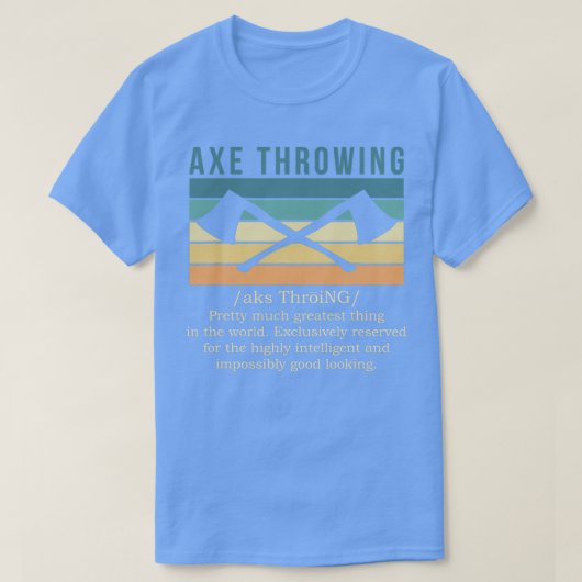 T-shirt Ax Throwing Ax Throwing Définition 1 (Design devant)