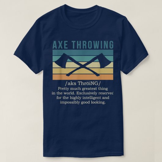 T-shirt Ax Throwing Ax Throwing Définition 6 (Design devant)