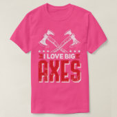 T-shirt Ax Throwing Devis Big Axes (Design devant)