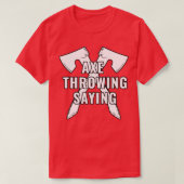 T-shirt Ax Throwing Dit 61 (Design devant)