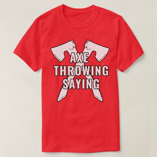 T-shirt Ax Throwing Dit 61 (Design devant)