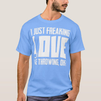 T-shirt Ax Throwing Dit Plaisanter Tomahawk Jeter Pun