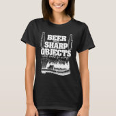 T-shirt Axe Beer & Sharp Objects Drinking Arborist Brewmas (Devant)