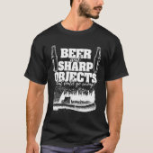 T-shirt Axe Beer & Sharp Objects Drinking Arborist Brewmas (Devant)
