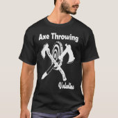 T-shirt Axe Throwing Valentine's Day (Devant)