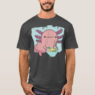 T-shirt Axolotl Amphibian Ramen mangeur nouille japonaise