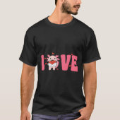 T-shirt Axolotl Animals With Hearts Love Premium Tri-blend (Devant)