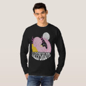 T-shirt Axolotl at sleeping and the saying Sleepsalot (Devant entier)