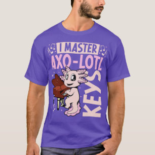 T-shirt Axolotl au piano